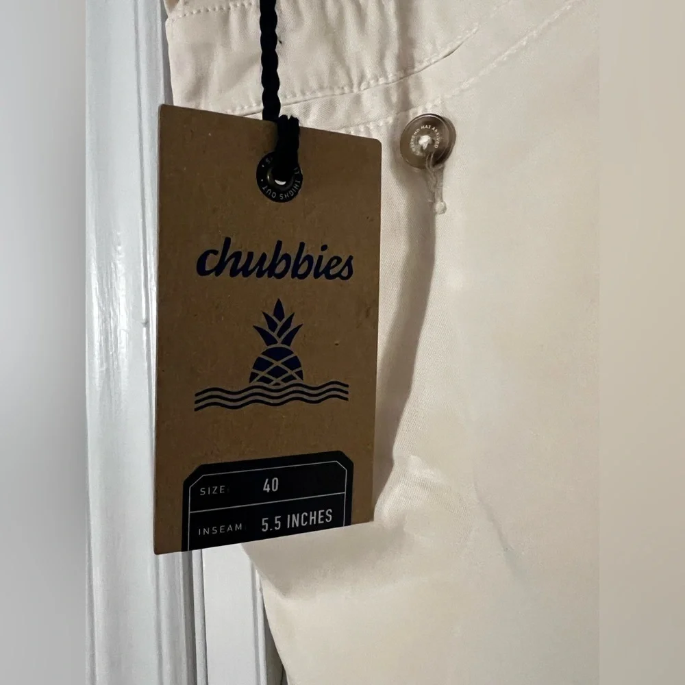 NWT Men’s Chubbies The Vanillas 5.5